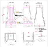 Fobest Custom Range Hood-FA1360- custom link for Julio Gil de Lamadrid - -Fobest Appliance