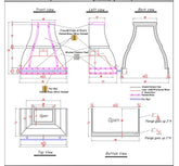 Fobest custom stainless steel range hood - custom link for Joe Disanto - Fobest Appliance