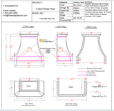 Fobest Custom Stainless Steel Range Hood- Custom Link for Lauren&Julie