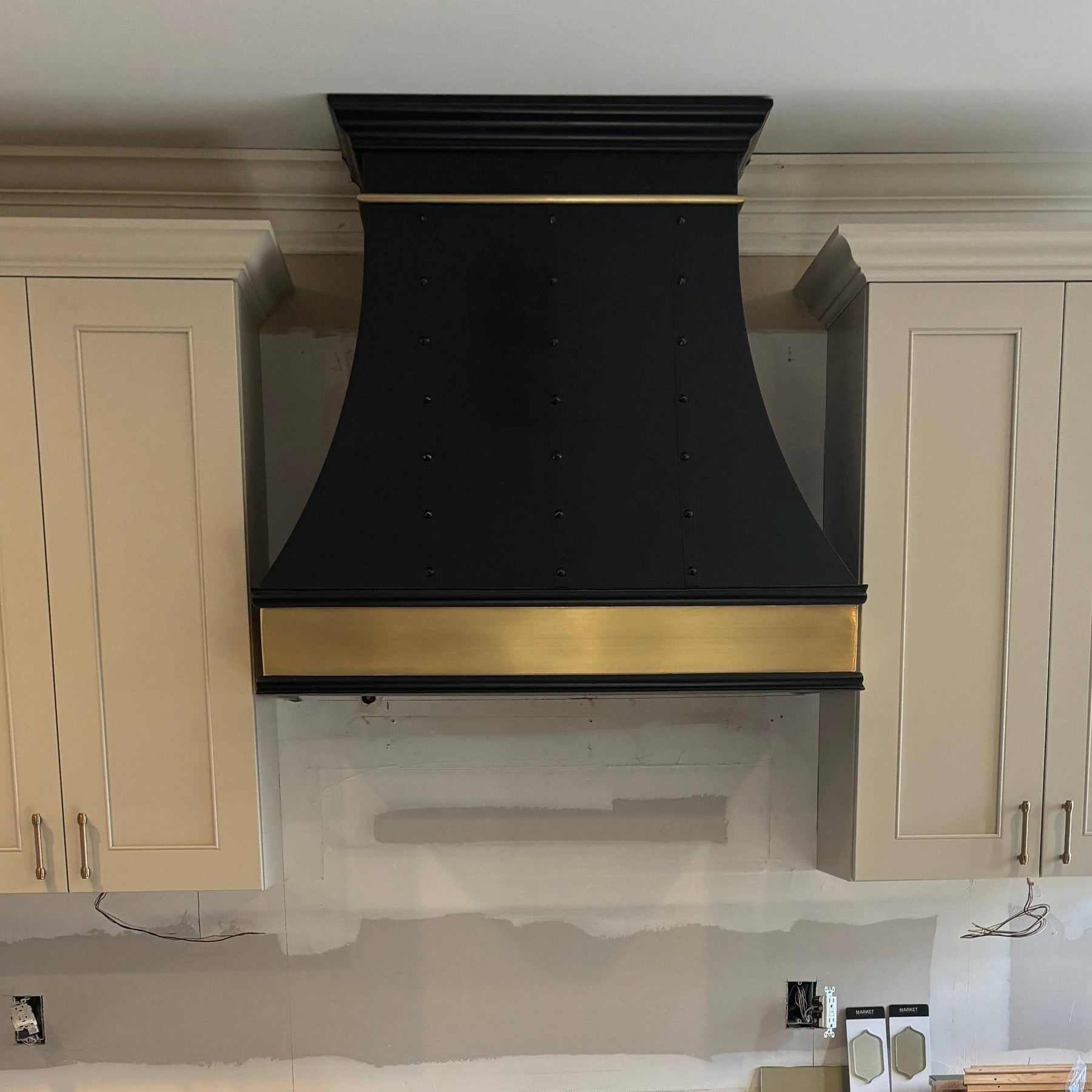 Fobest Copper Range Hood with brass apron FCP-132