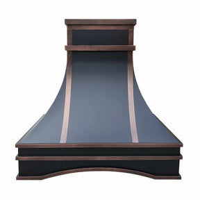 Fobest Custom Copper Range Hood with Arched Bottom FCP-201