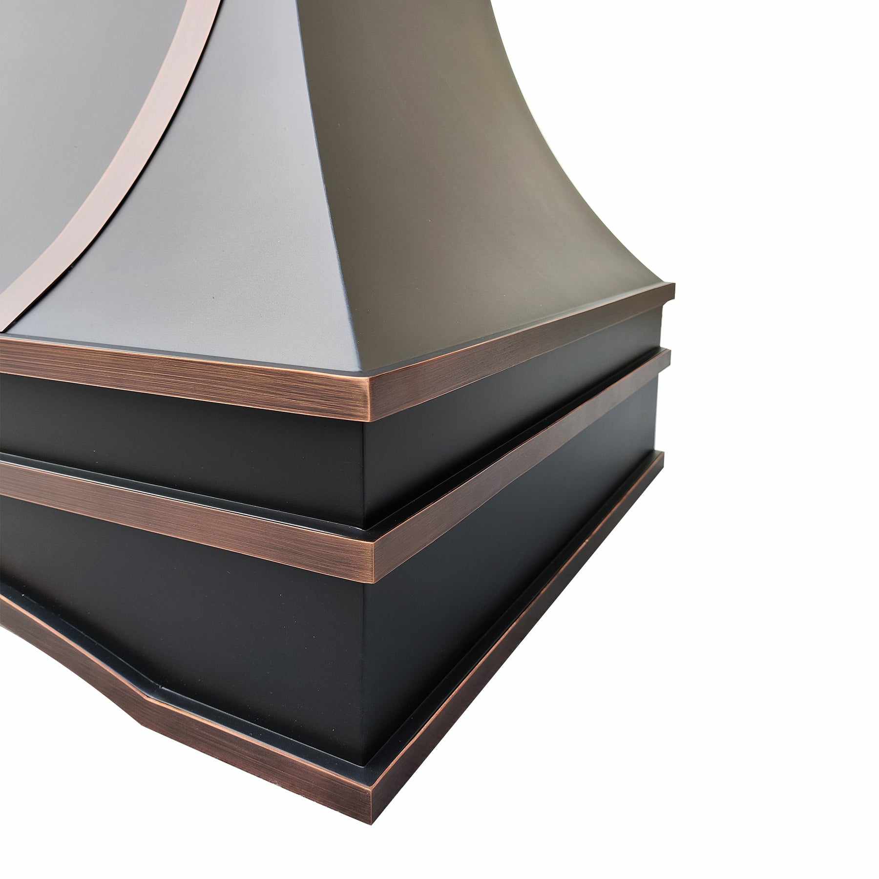 Fobest Custom Copper Range Hood with Arched Bottom FCP-201