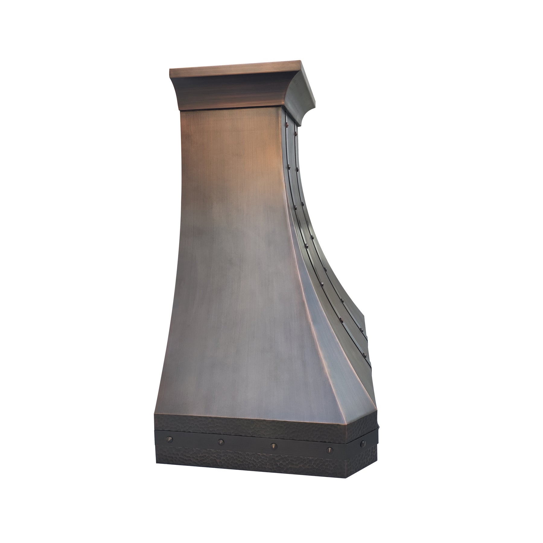 Fobest Antique Copper Range Hood with Hammer Apron FCP-215