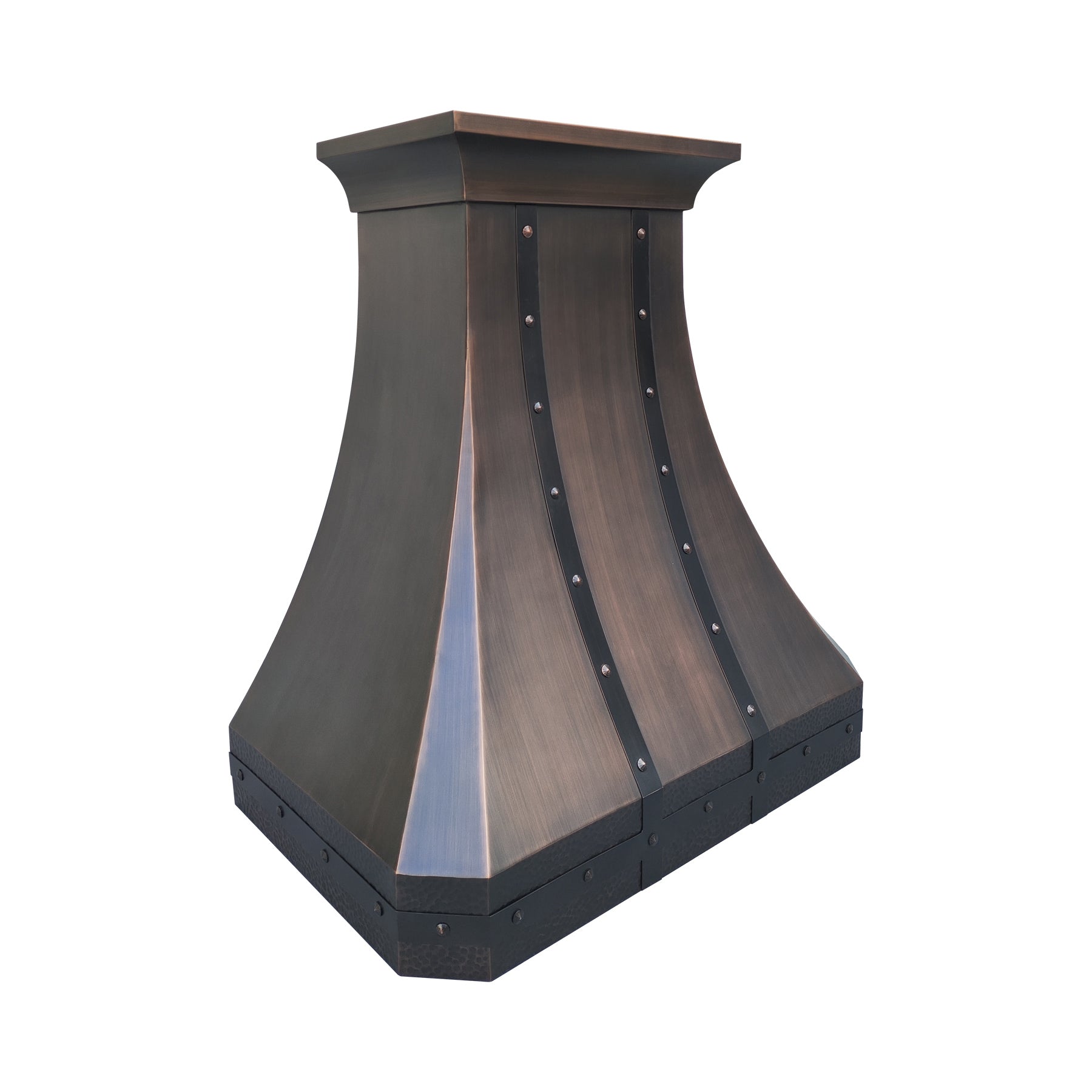 Fobest Antique Copper Range Hood with Hammer Apron FCP-215