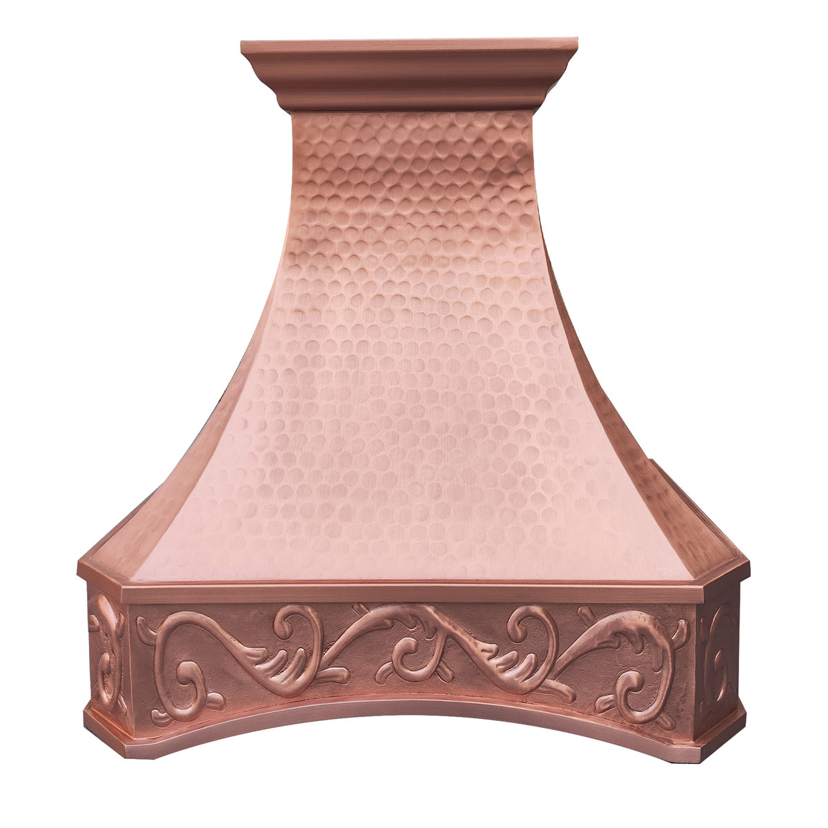 Fobest Natural Copper Range Hood with Arched Bottom FCP-212