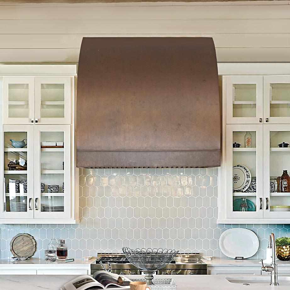 Fobest Rustic Copper Range Hood with Barrel Design FCP-185