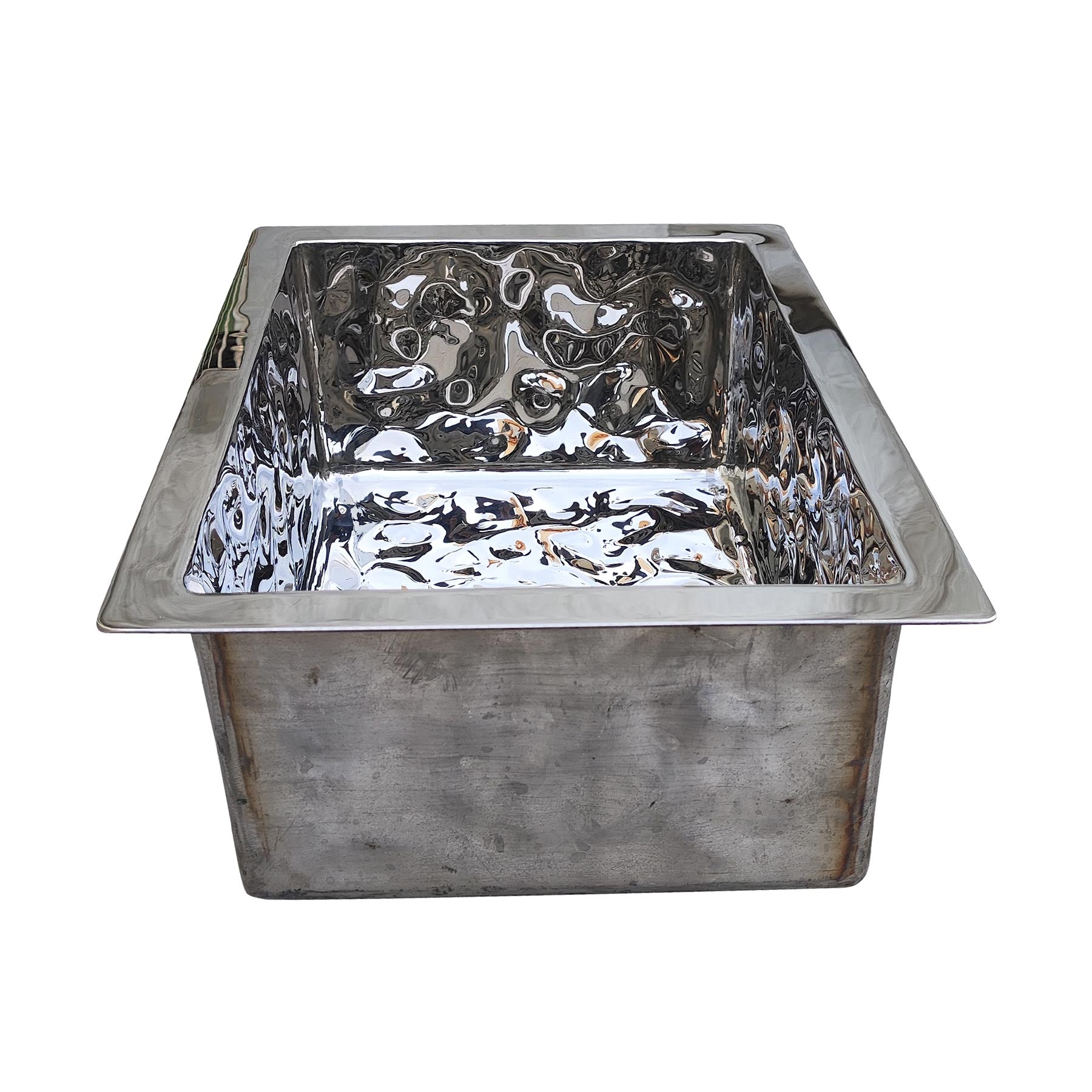 Fobest Custom Stainless Steel Sink with Hammer Water Ripple Design FSK-01