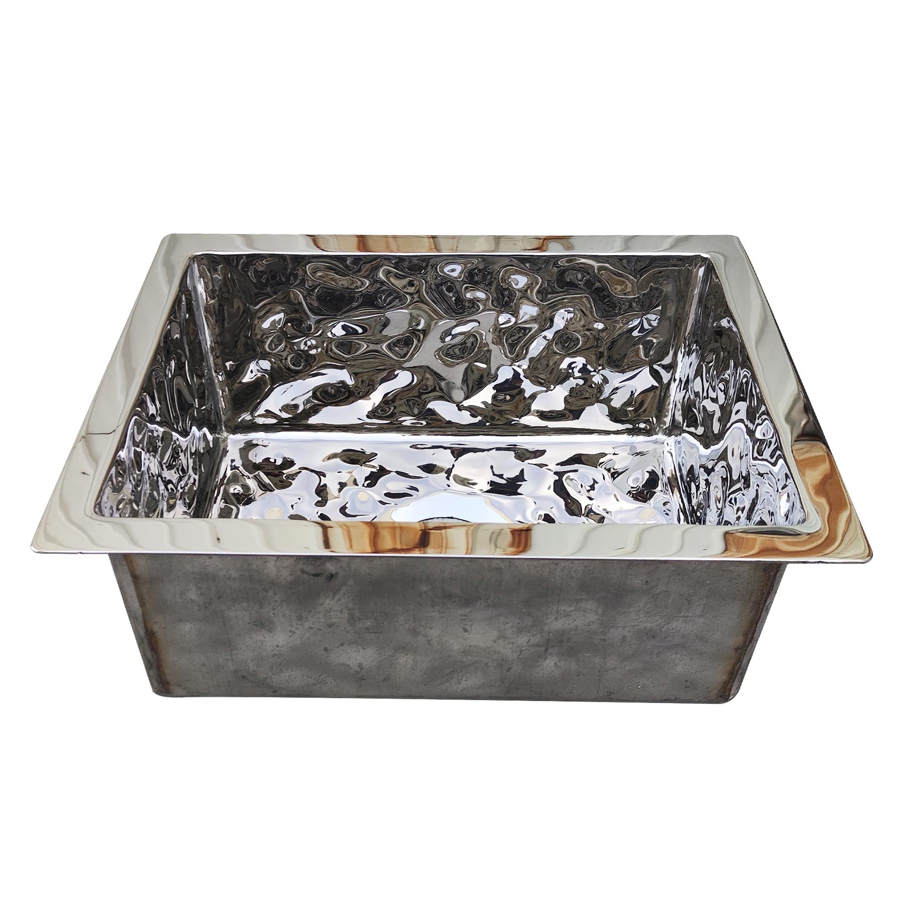 Fobest Custom Stainless Steel Sink with Hammer Water Ripple Design FSK-01