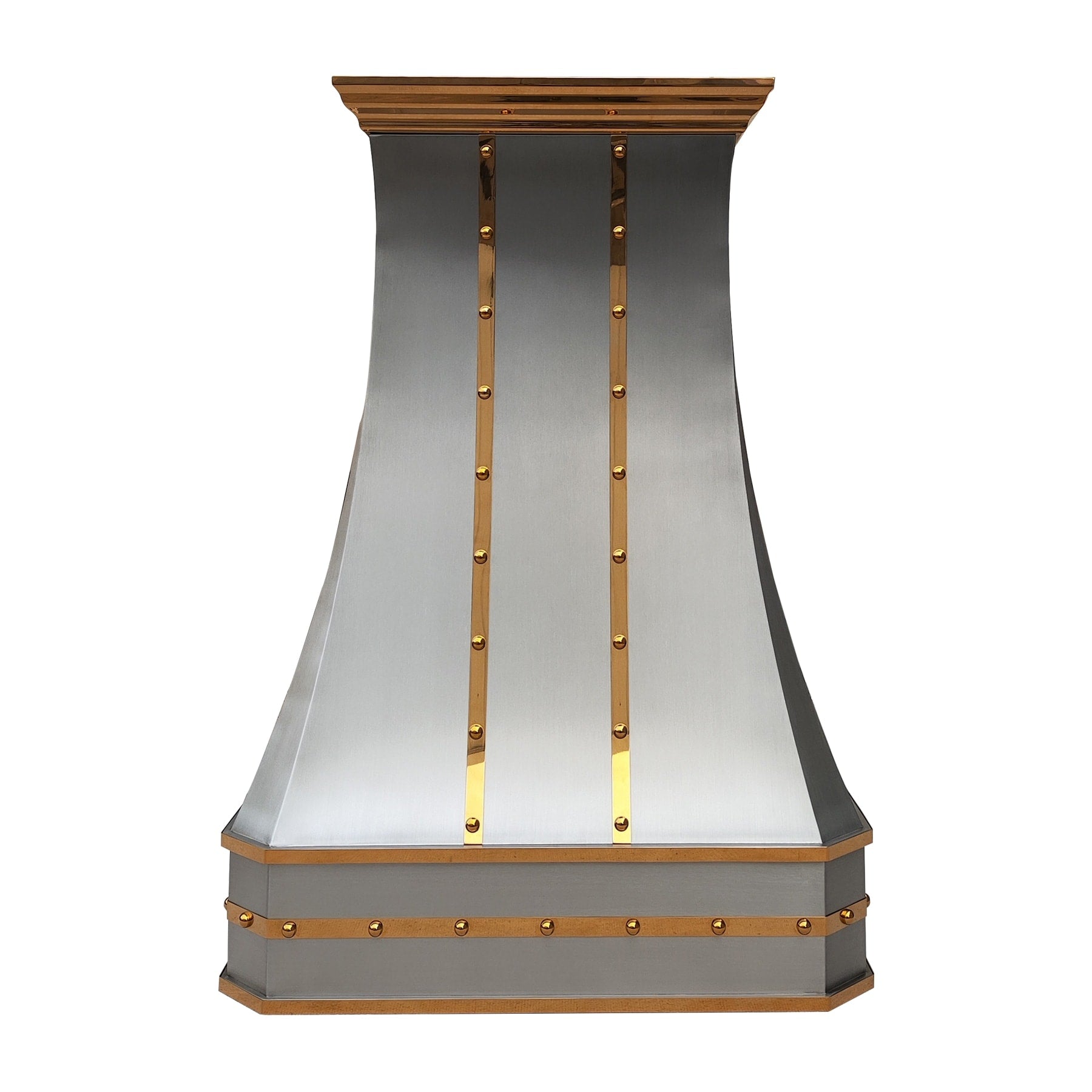 Fobest Stainless Steel Custom Vent Hood with Brass Crown FSS-280