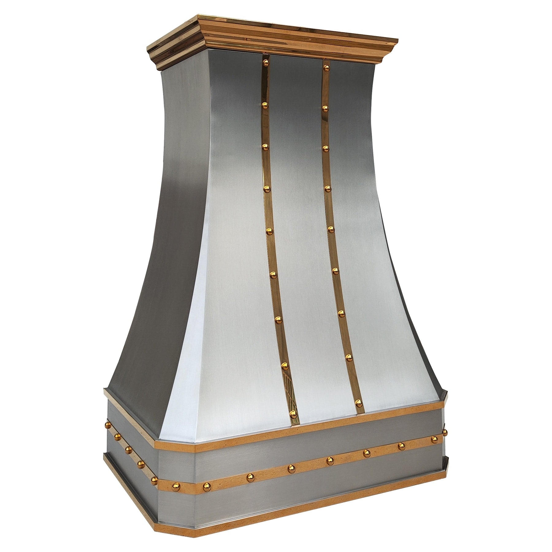 Fobest Stainless Steel Custom Vent Hood with Brass Crown FSS-280