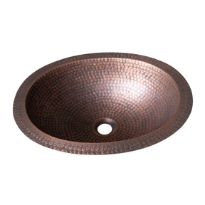 Fobest Copper Bathroom Sink with Oval Shape FVS-3