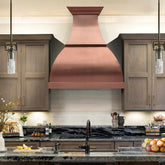 Fobest Custom Copper Range Hood with Natural Copper Finish FCP-203