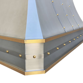 Fobest Stainless Steel Range Hood with Brass Straps FSS-318