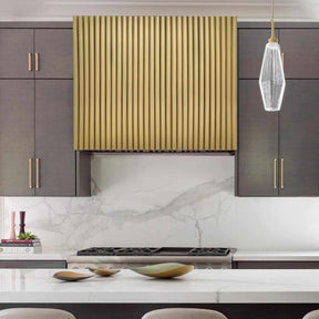 Fobest Brass Range Hood with Custom Design