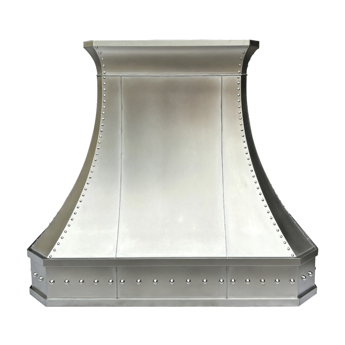 Fobest Curved Range Hood with Rivets Design on Apron