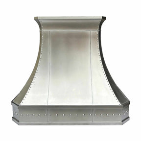 Fobest Curved Range Hood with Rivets Design on Apron