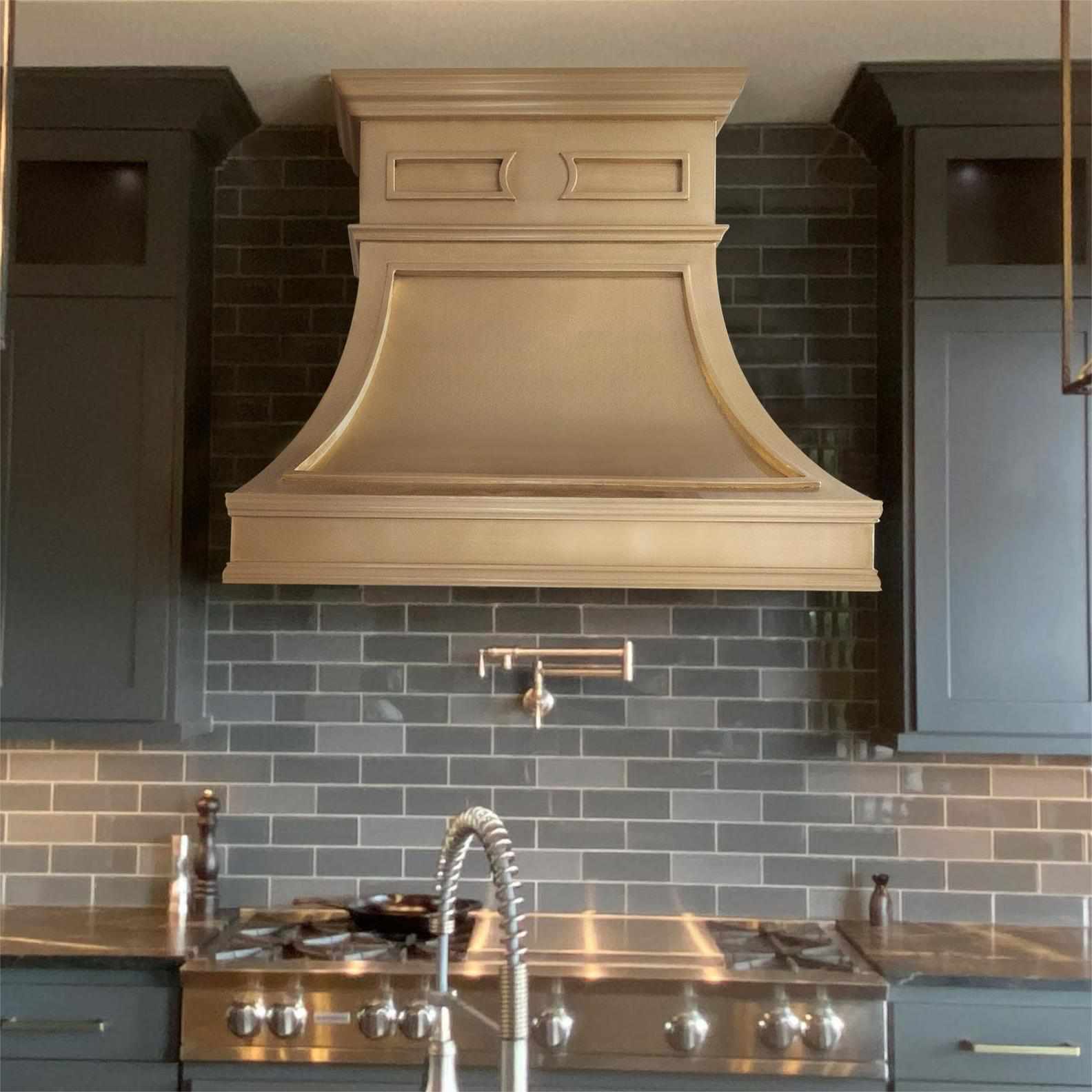 Fobest Royal Vintage Design Custom Brass Range Hood FSS-143 