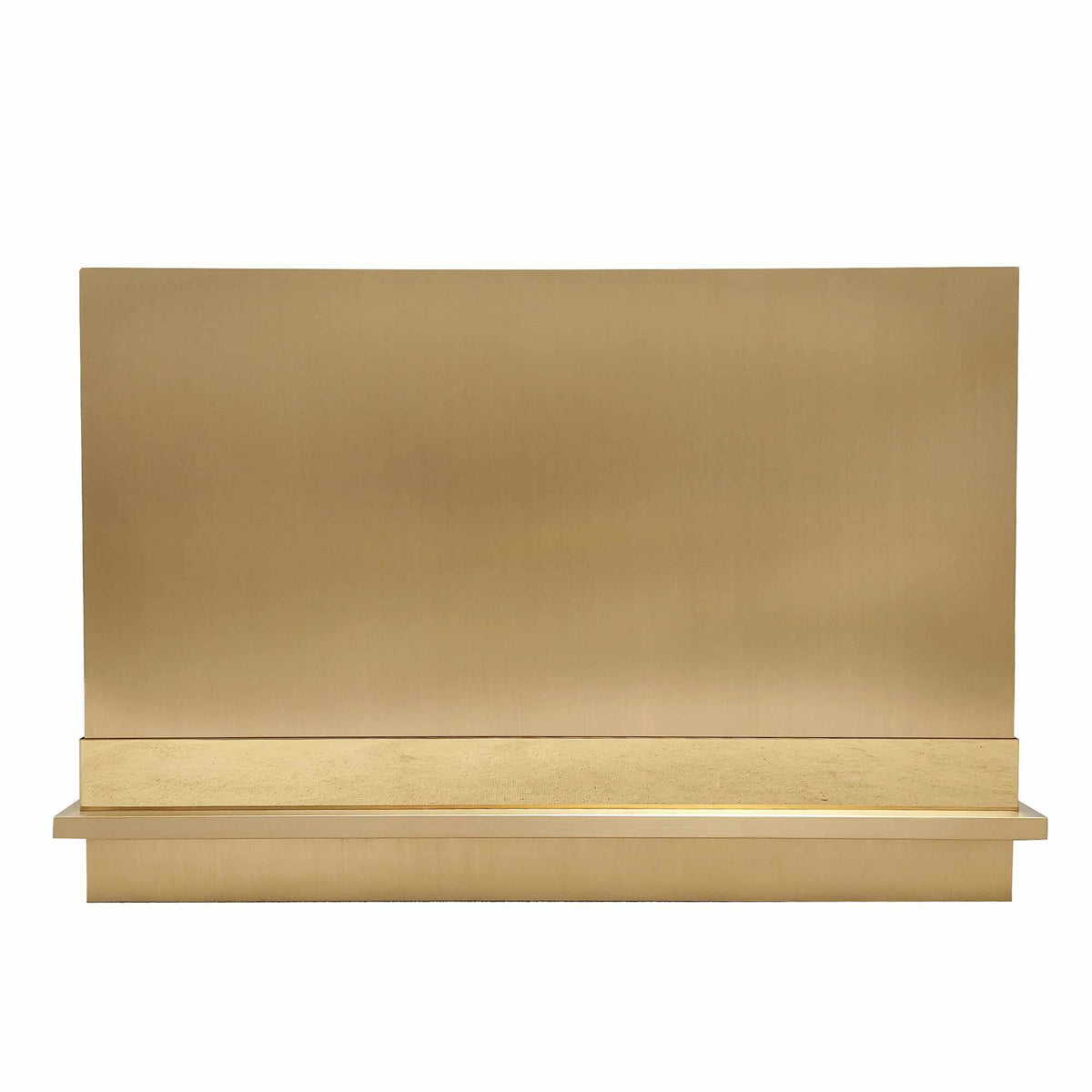 Fobest Custom Brass Range Hood with Square Design and Luxury Accent