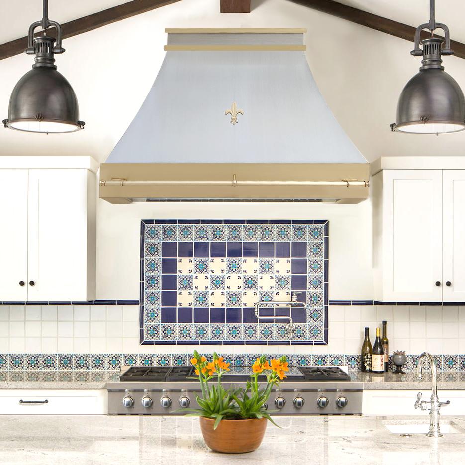 Fobest White Range Hood with Custom Design