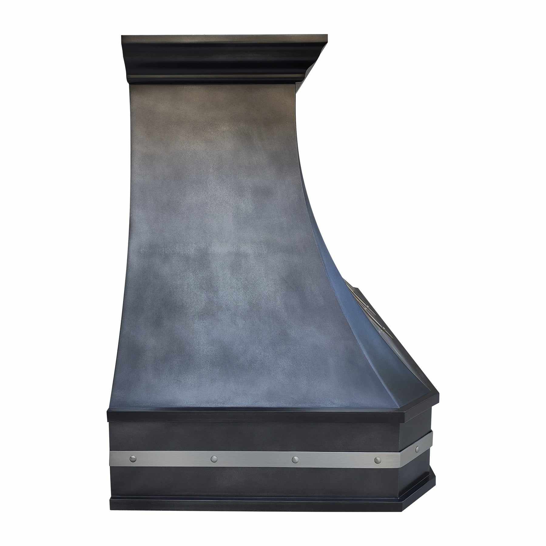 Fobest Custom Zinc Range Hood with Crafted Finish