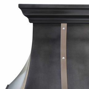 Fobest Custom Zinc Range Hood with Handmade Frame