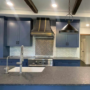 Fobest Grey Range Hood with Custom Design