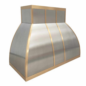 Fobest Stainless Steel Range Hood with Brass Straps