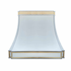 Fobest Classic White Range Hood with Elegant Accent