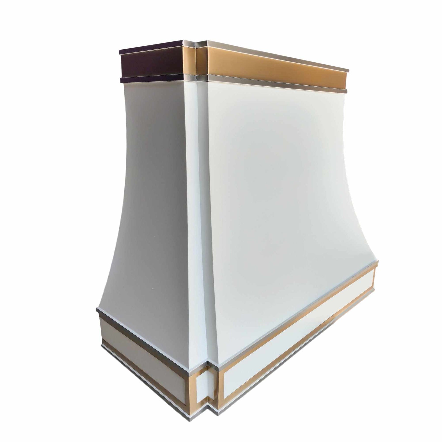 Fobest custom range hood with curved design