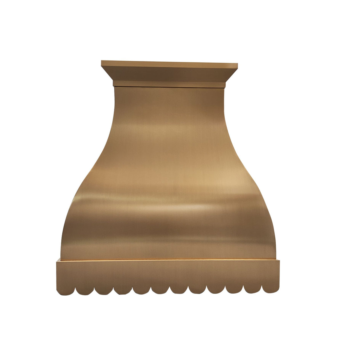 Fobest Brass Range Hood with Scalloped Bottom FSS-267