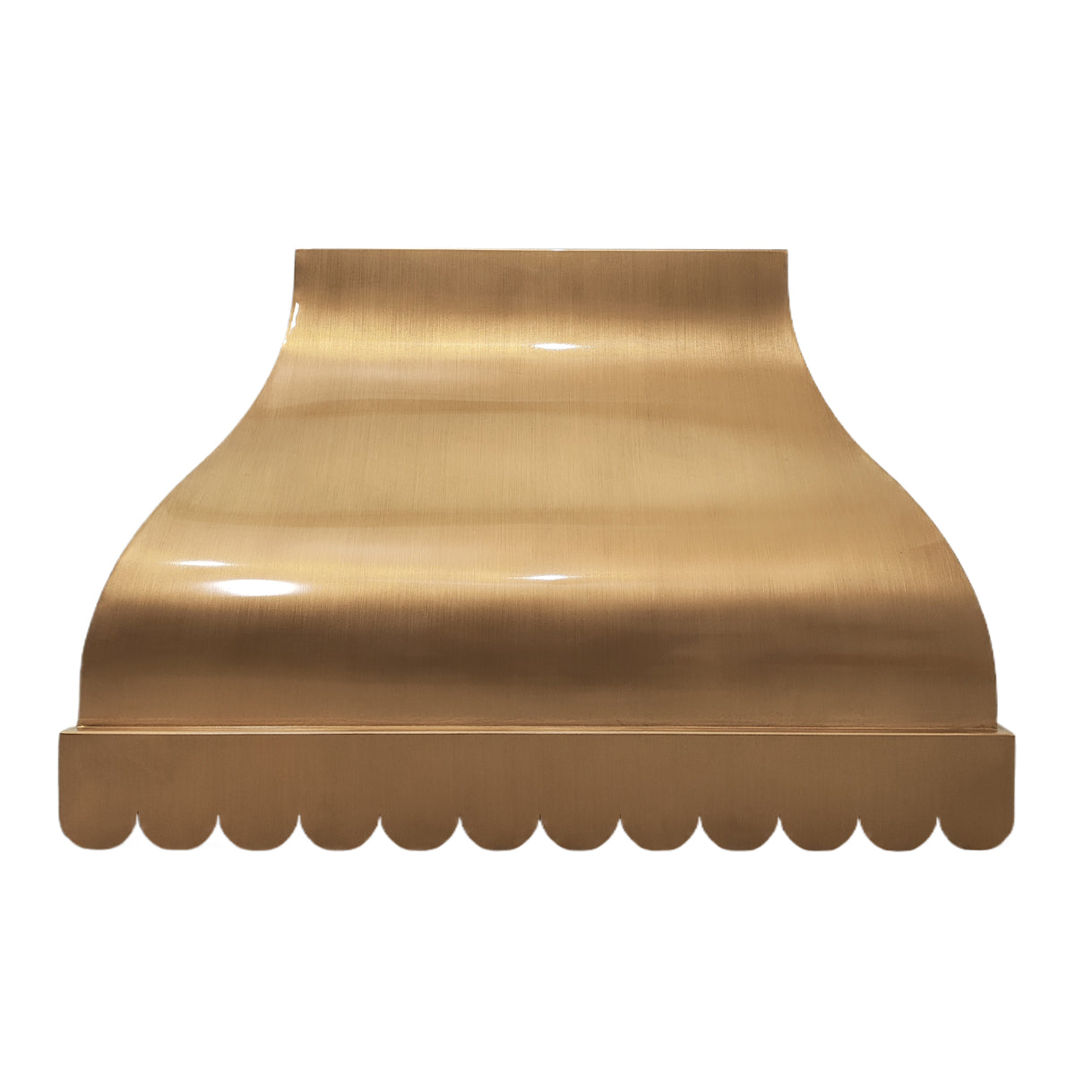 Fobest Scalloped Custom Brass Vent Hood FSS-232