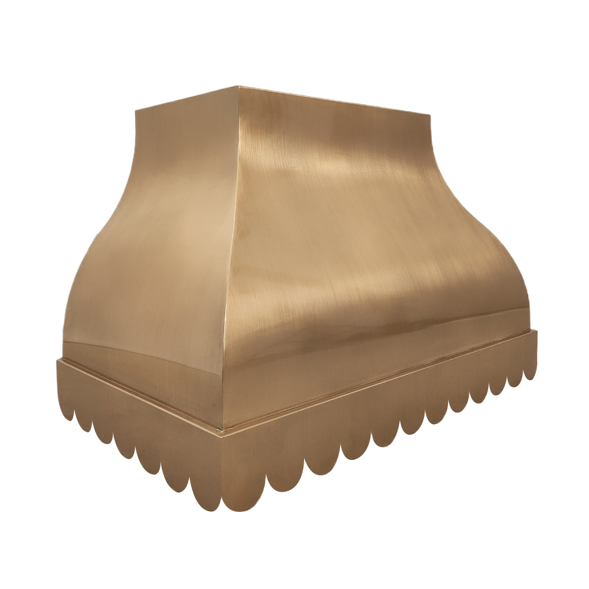 Fobest Scalloped Custom Brass Vent Hood FSS-232