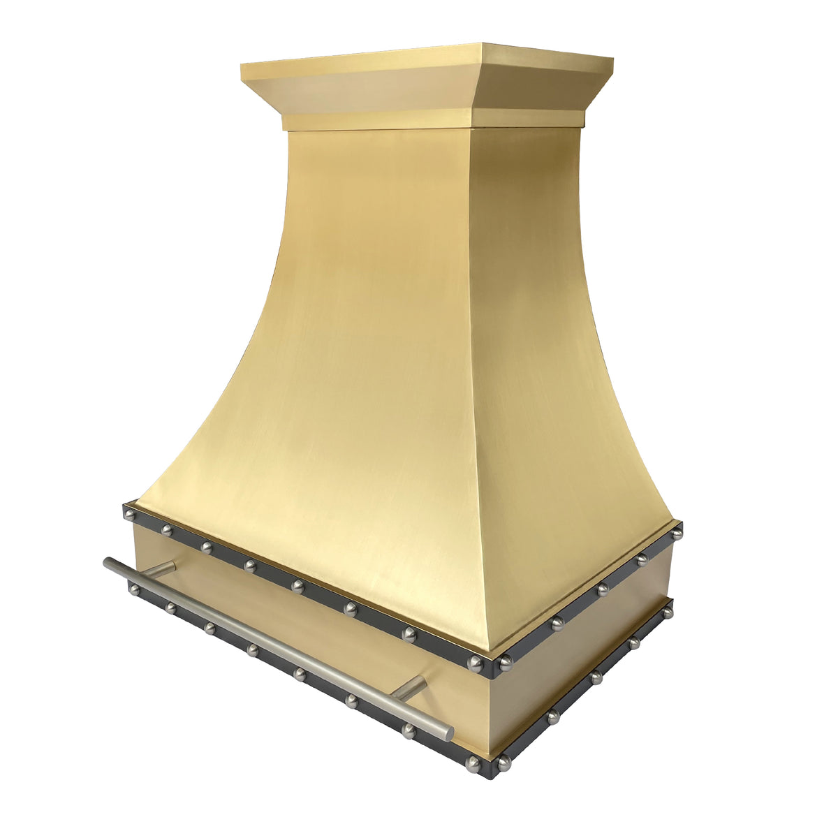 Fobest Custom Brass Range Hood with stainless steel accent FSS-192 - Fobest Appliance