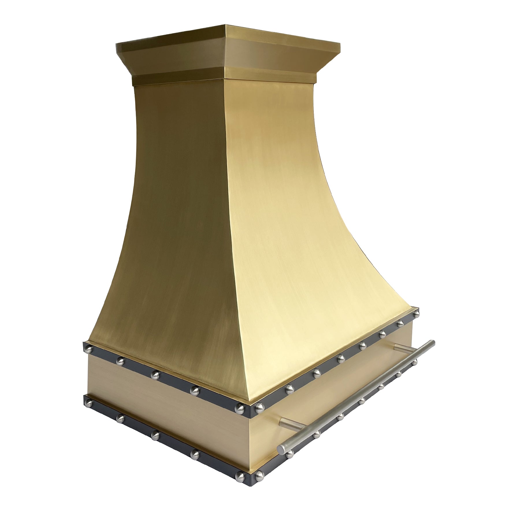 Fobest Custom Brass Range Hood with stainless steel accent FSS-192 - Fobest Appliance