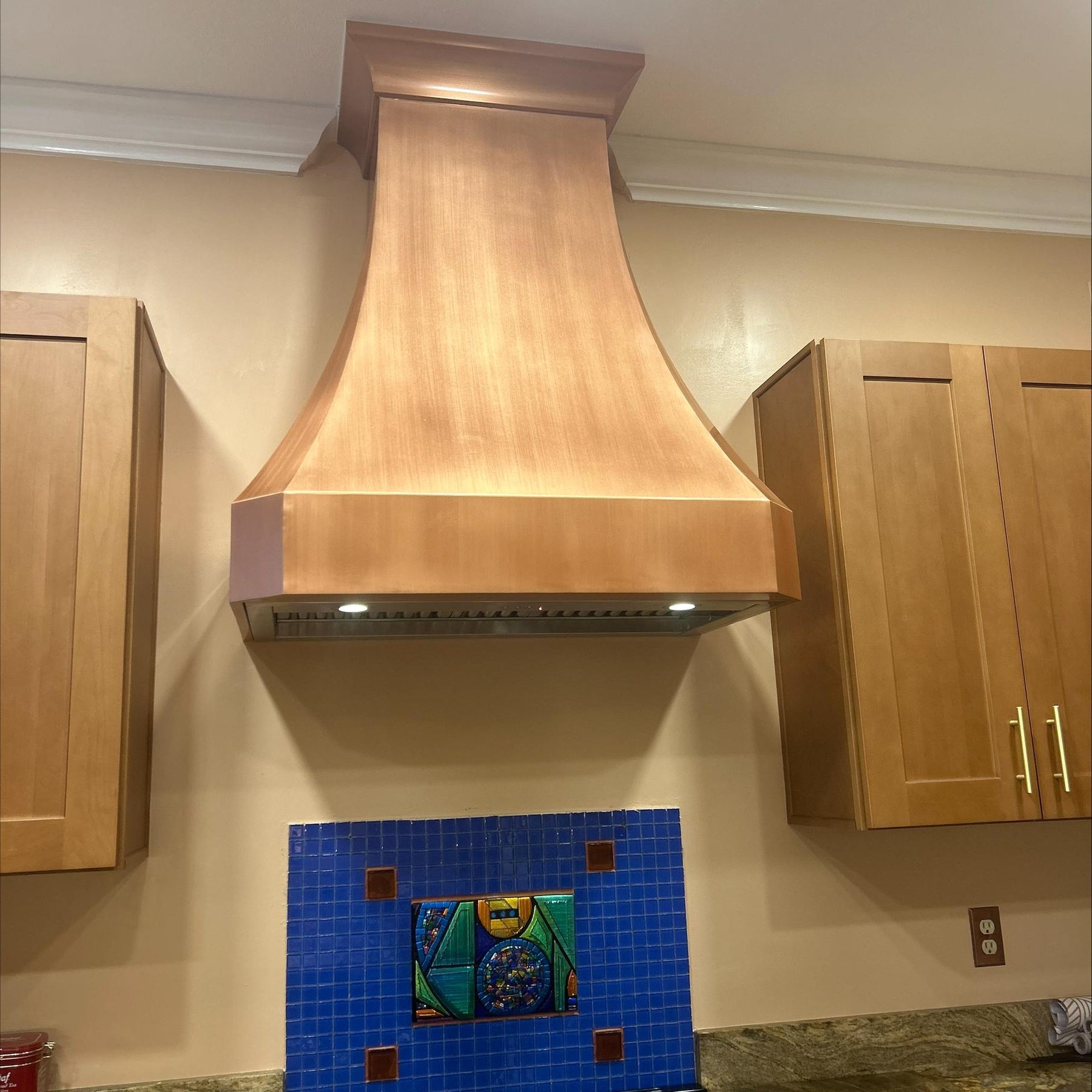 Fobest Custom Antique Copper Range Hood FCP-35