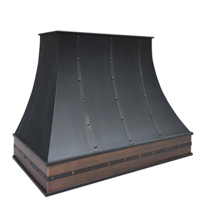 Fobest Copper Range Hood with Antique Copper Apron FCP-82