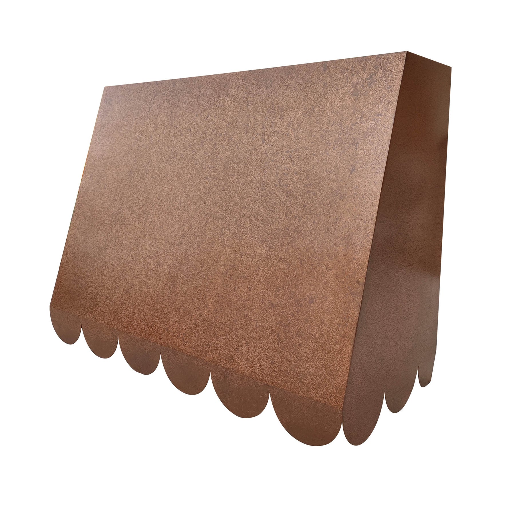 Fobest vintage Copper Range Hood with Scalloped Bottom FCP-228