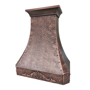 Fobest Hammer Copper Range Hood with Rivets FCP-196