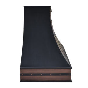 Fobest Copper Range Hood with Antique Copper Apron FCP-82