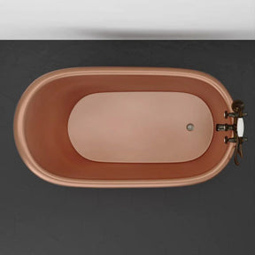 Fobest Handmade Double-Slipper Custom Antique Copper Bathtub with Clawfoot FBT-17 - Fobest Appliance