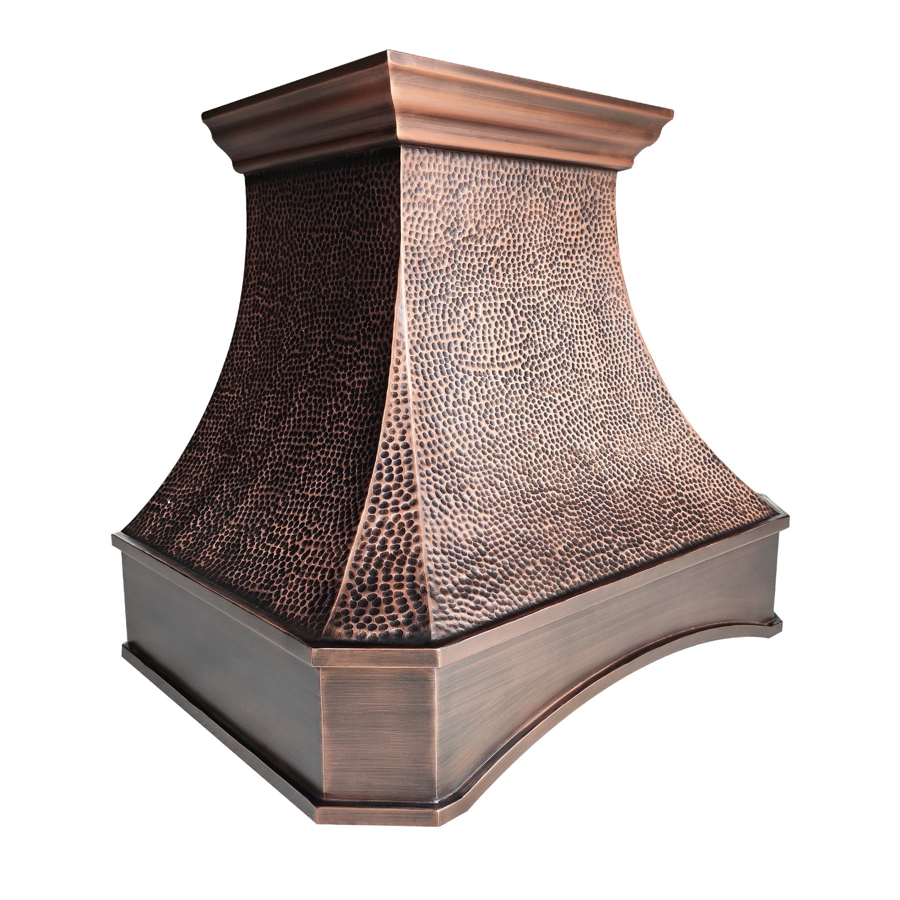 Fobest Custom Copper Range Hood with Heavy Hammer Finish FCP-140 - Fobest Appliance