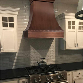 Fobest Classic Curved Handmade Custom Copper Kitchen Hood FCP-11 - Fobest Appliance