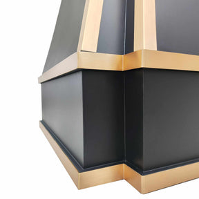 Fobest Stainless Steel Custom Range Hood with Black Accent FSS-306