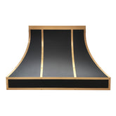 Fobest Stainless Steel Custom Range Hood with Brass Trims FSS-78