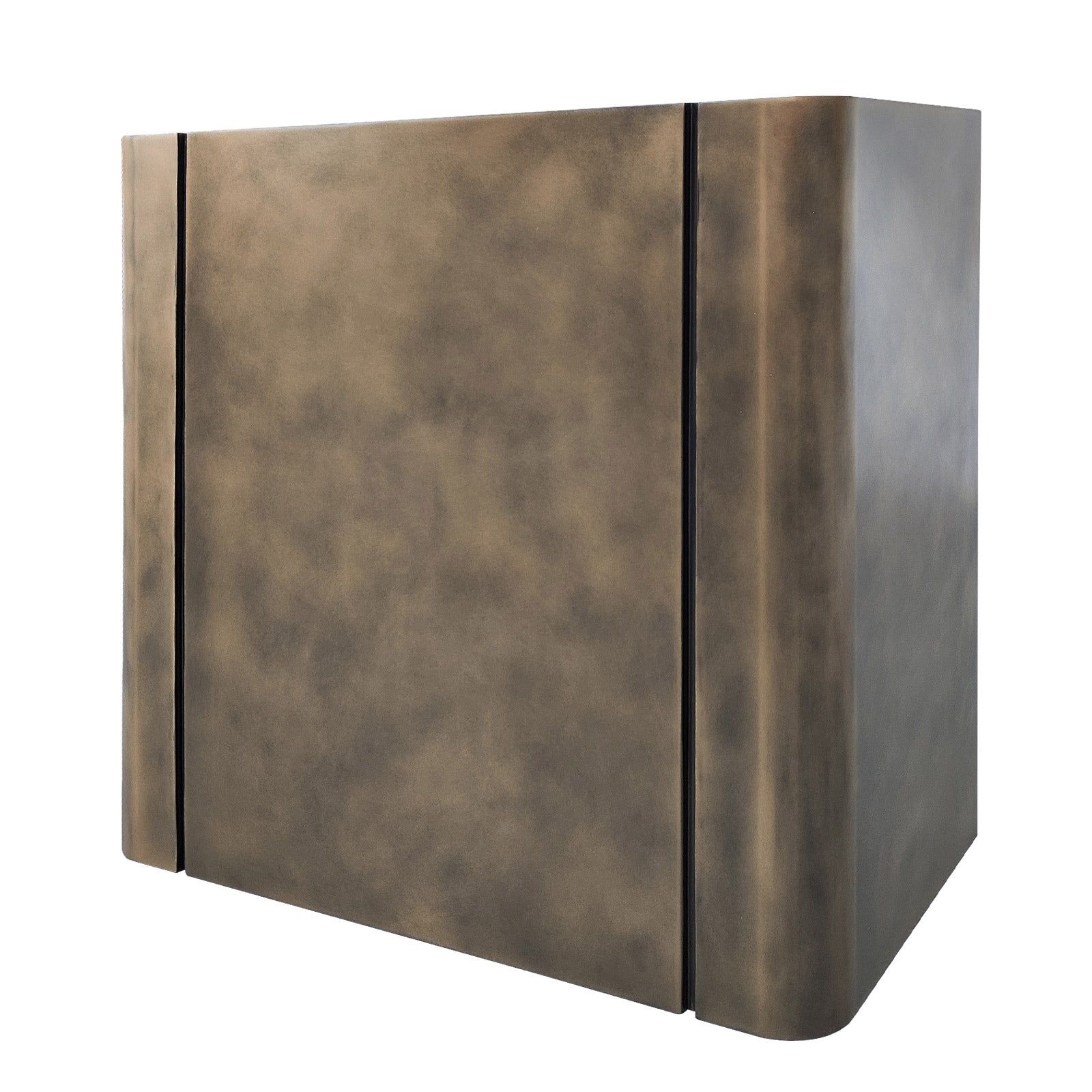 Fobest Custom Brass Range Hood with Aged Brass Finish FSS-333