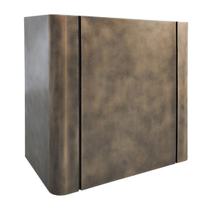 Fobest Custom Brass Range Hood with Aged Brass Finish FSS-333