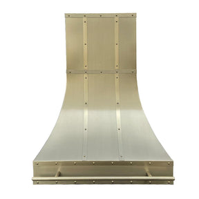 Fobest Instock Brushed Brass Range Hood FSS-141 (30"W x 21"D x 39"H) - Fobest Appliance