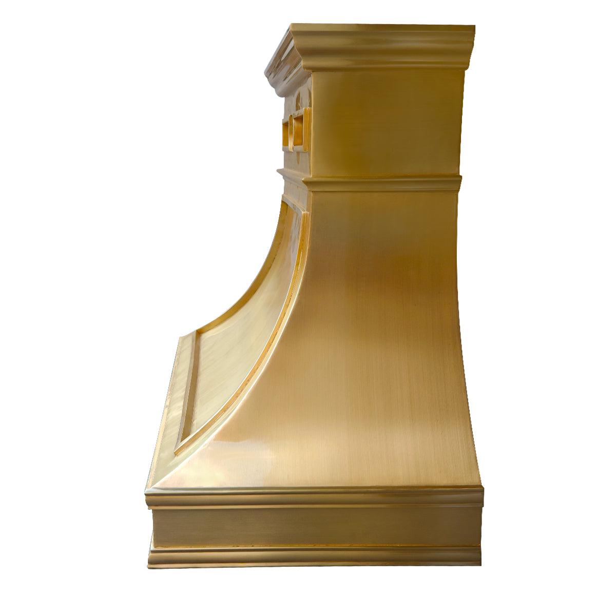 Fobest Royal Vintage Design Custom Brass Range Hood FSS-143 - Fobest Appliance