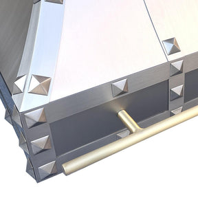 Fobest Stainless Steel Custom Hood Cover with Square Rivets FSS-168