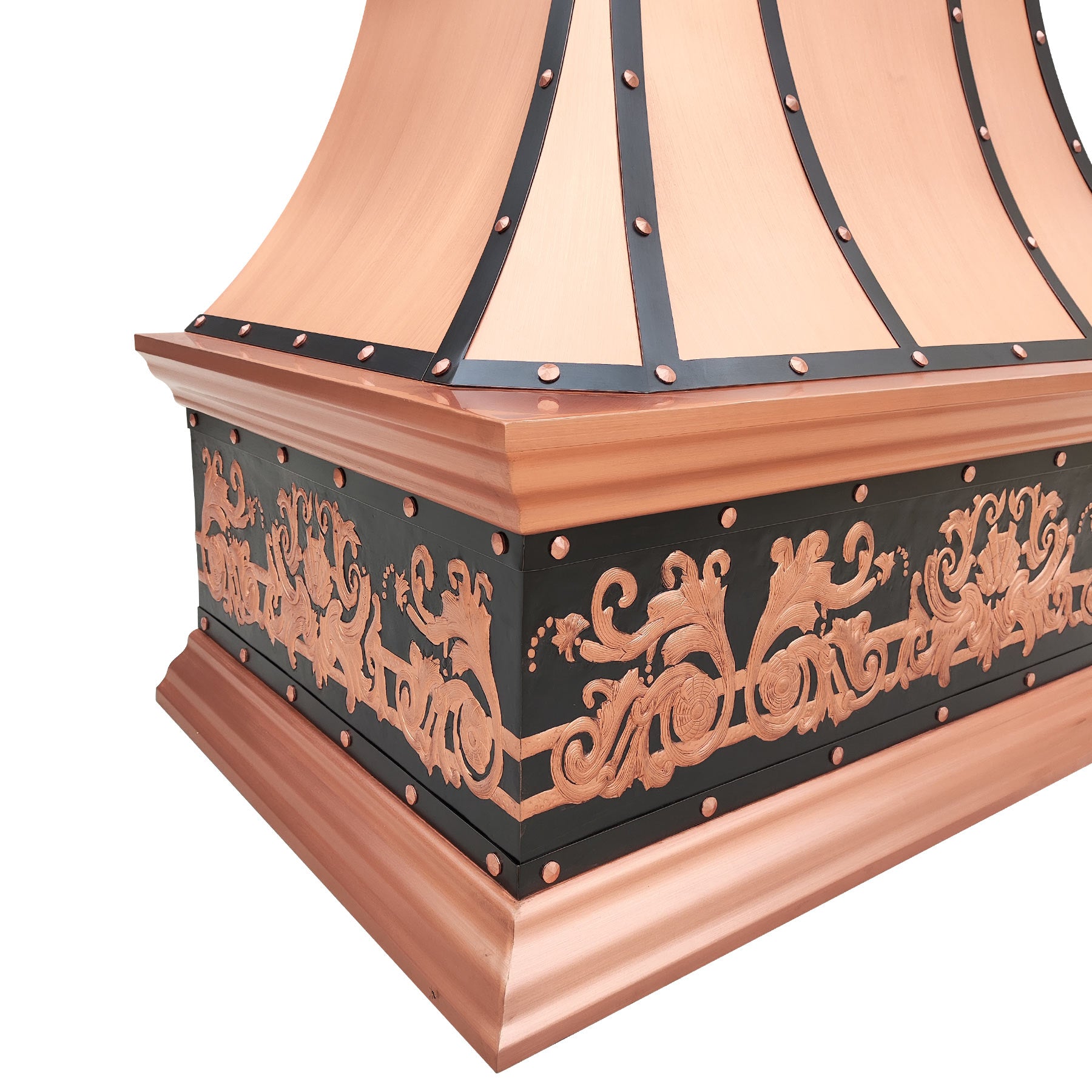 Fobest Custom Copper Range Hood with Vintage Design FCP-226